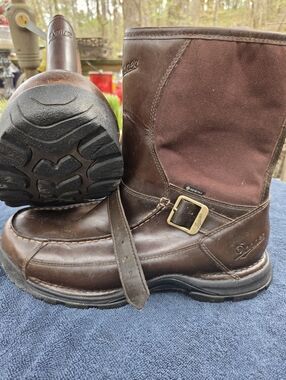 Danner Black  Leather-Fabric Classic Boot Interior with Ortholite Insole